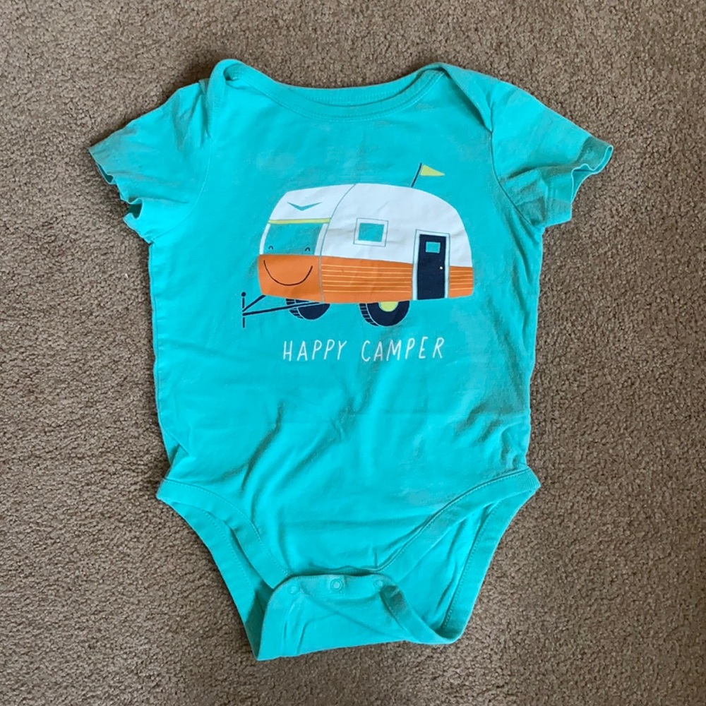 Happy camper onesie